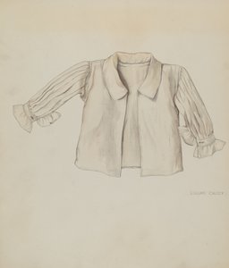 クエーカー・ベイビー・シャツ、c。 1937年。 作： Lillian Causey