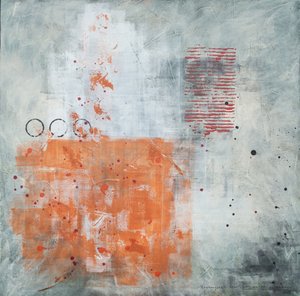 荒廃した都市の抽象画 作： Lillian Christiansson