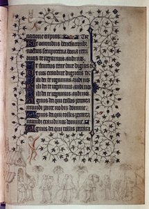 時祷の書による聖歌：ペストに対するローマの大行列 作： リンブール兄弟