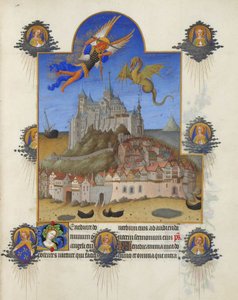 ベリー公爵の豊かな日々～聖ミカエルのミサ 作： Limbourg Brothers