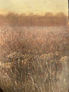 豆畑の夕暮れ 作： Lincoln Seligman