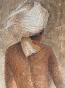男の子の後ろ姿 作： Lincoln Seligman