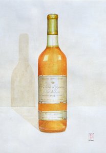 シャトー・ディケム、2003年（紙にアクリル）