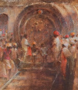 デリー駅 作： Lincoln Seligman
