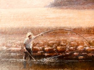 川の夕べ 作： Lincoln Seligman
