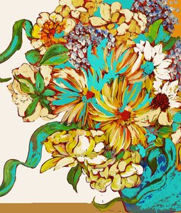 SPRING BOUQUET, 2016（ミクストメディア） 作： リンダ・アーサー