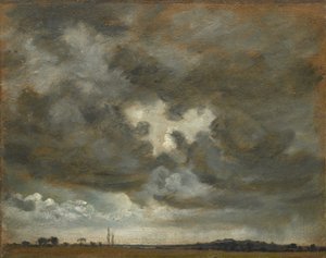 雲の研究、1850年頃 作： Lionel Constable
