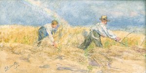 収穫機、1910 作： Lionel Percy Smythe