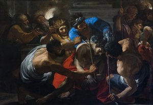 いばらの戴冠式、16世紀後半から17世紀初頭（キャンバスに油彩） 作： Lionello Spada