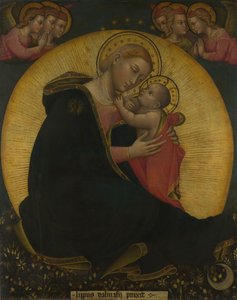 謙遜の聖母マドンナデルウミリタ、1390年頃 作： Lippo di Dalmasio Scannabecchi