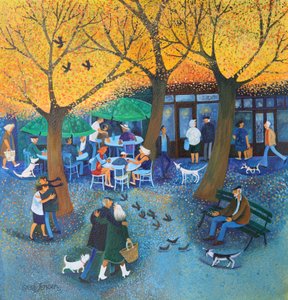 Apero Time 2016（紙にアクリルインク） 作： Lisa Graa Jensen