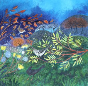 リーフ・フォール、2023年（キャンバスにアクリル画） 作： Lisa Graa Jensen