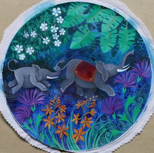 母と子、2019年 作： Lisa Graa Jensen