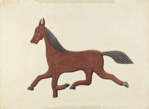 馬の風見鶏、1938年頃 作： Lloyd Broome