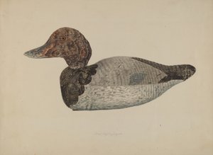 デコイ・ダック1号、1938年 作： Lloyd Charles Lemcke
