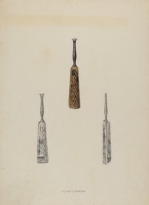 レザー ガイド マーカー、c。 1937年。 作： Lloyd Charles Lemcke
