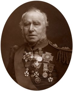 1883年、グリニッジ病院の総督、シドニーコルポイズダクレス提督。 作： Lock and Whitfield
