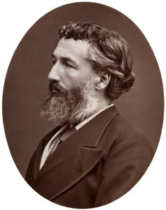 フレデリックレイトン、イギリスの芸術家で王立学者、1877年。 作： Lock and Whitfield