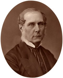 右のセルボーン卿、元イギリスの元首相、1876年。 作： Lock and Whitfield