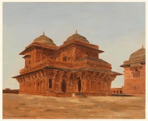 デッサン（ファテープル・シークリー、ビルバルの宮殿、インド、1881年3月19日