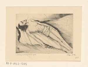 ドデ・クリスタス Le Christ mort (原題) 作： Lodewijk Schelfhout (signed by artist)