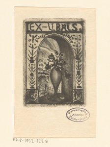 C. van der MeulenによるEx libris 作： Lodewijk Schelfhout (signed by artist)