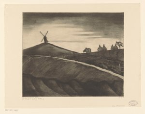 Etikhove の近くの牛を耕すと丘陵の風景 La Charrue (原題)