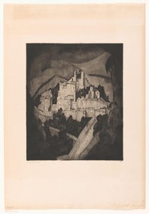 Les Angles I (原題) 作： Lodewijk Schelfhout (signed by artist)