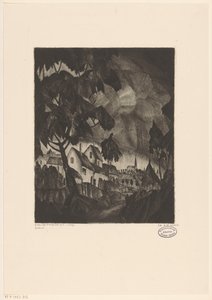 オンウェースブイ ロラージュ (オブジェクトの元のタイトル) 作： Lodewijk Schelfhout (signed by artist)