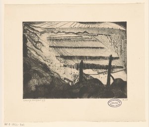 ドンブルグ ビーチ Plage de Domburg II (原題) 作： Lodewijk Schelfhout (signed by artist)