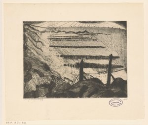 ドンブルグ ビーチ Plage de Domburg II (原題) 作： Lodewijk Schelfhout (signed by artist)