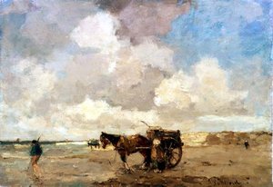 海藻の採取 作： Lodewyk Philippus Stutterheim