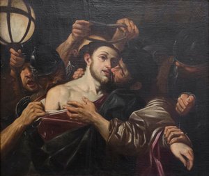 ユダの接吻、ルドヴィコ・カラッチ作、ボローニャの作者不詳（油彩・カンヴァス） 作： Lodovico (after) Carracci