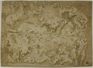 アマゾンの戦い 作： Lodovico Carracci