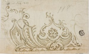 装飾的なデザイン 作： Lodovico Carracci