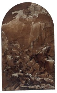 聖パウロの改宗 作： Lodovico Carracci