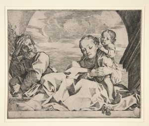 聖家族 作： Lodovico Carracci