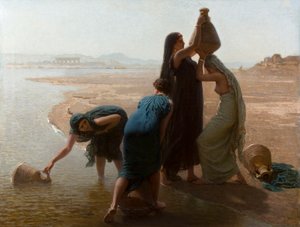 フランス語  ニルのほとりの女たち
ヘブライ語： נשים שואבות מים על שפת הנילוס