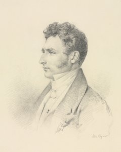 紳士の肖像 作： Léon Cogniet