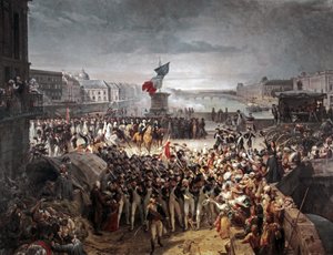 パリ州兵が陸軍に加わる。1792年9月 作： Léon Cogniet