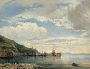 ナポリ湾にて、1830年頃。