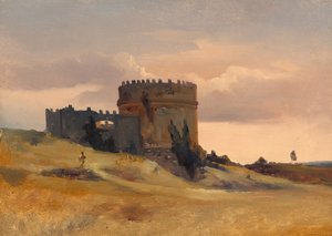 Caecilia Metellaの墓、c。 1830年。 作： Léon François Antoine Fleury