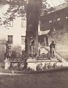 ニュルンベルク、帝国ブルクの裁判所の内部、1857年。 作： Léon Gérard