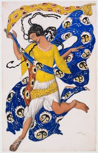 蝶（アンナパブロワのコスチュームデザイン） 作： Léon Nikolaievitch Bakst