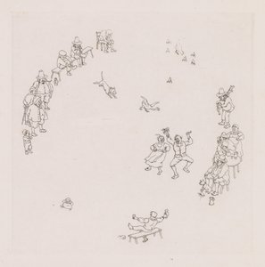 Revelers (Ribauds et Ribaudes) 作： Léonce Justin Alexandre Petit