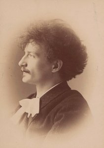 作曲家イグナツィ・ヤン・パデレフスキの肖像、1860～1941年、1890年。 作： London . Photo studio Elliott and