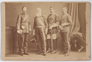 ザルトリウス家のメンバー、1870年頃 作： London Stereoscopic Company