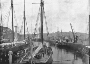 ハーバー、ドーバー、1895年。 作： London Stereoscopic and Photographic Co