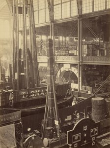 1862年の美術展の様子