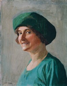 自画像 作： Lore Scheid